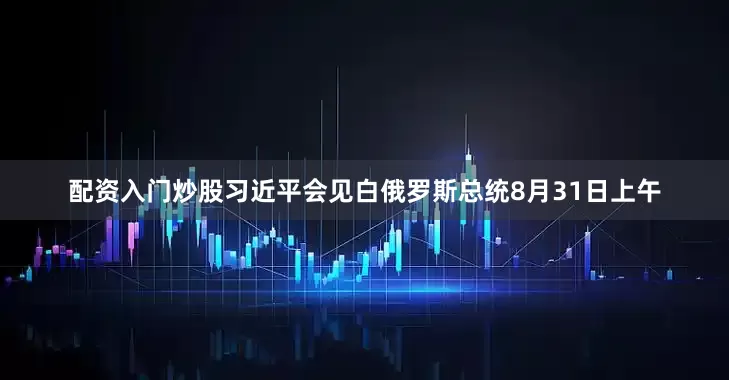 配资入门炒股　　习近平会见白俄罗斯总统　　8月31日上午